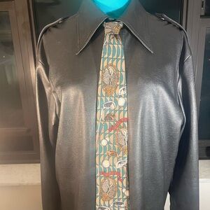 American Sports Classics Golf Theme  Vintage Vibe 100% Silk Neck Tie Made in USA